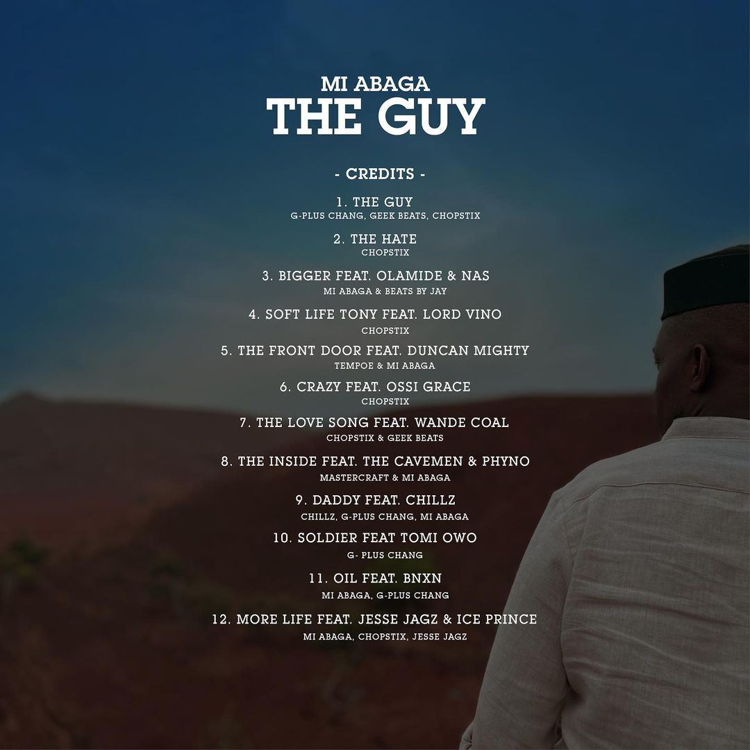 M.I. Abaga "The Guy" tracklist 