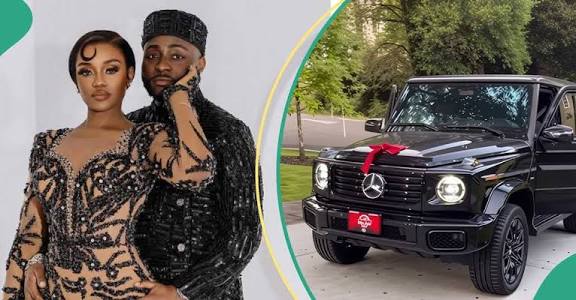 Davido Surprises Chioma With 2025 Assurance G-Wagon