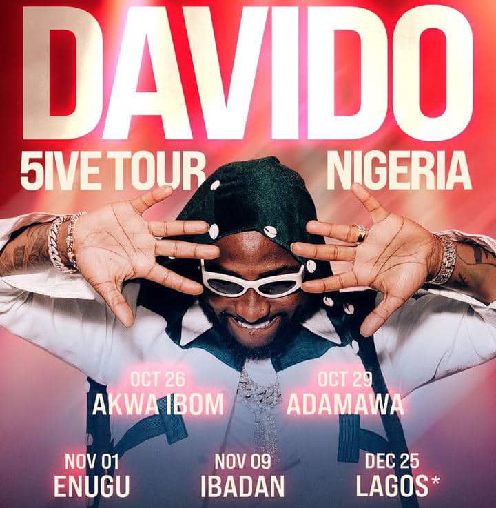 Davido Brings His 5ive Alive World Tour Home to Nigeria
