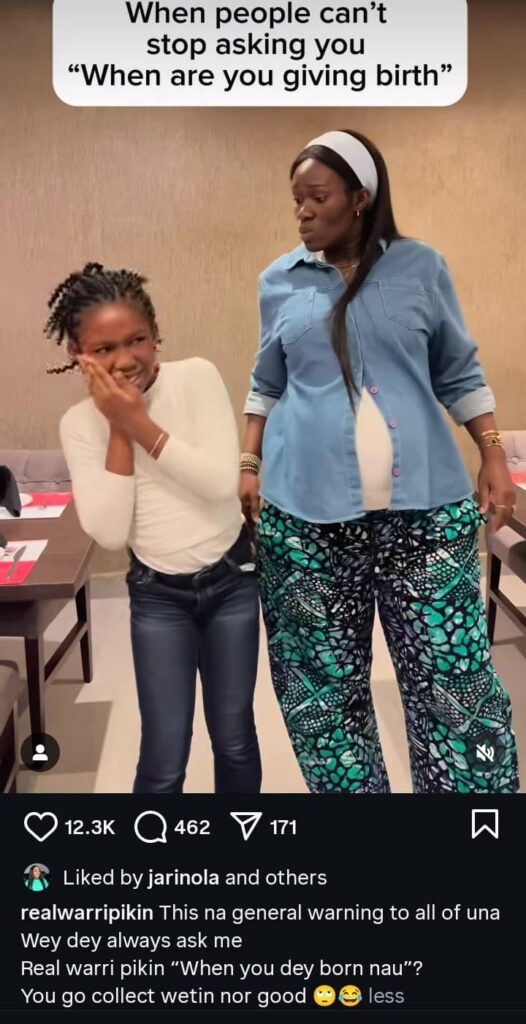 When You Dey Born Nau? — Warri Pikin Sends Strong Warning to Curious Fans