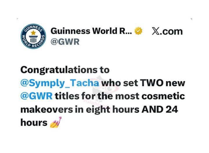 From BBNaija to Guinness World Record Holder: Tacha Breaks Two New Global Records