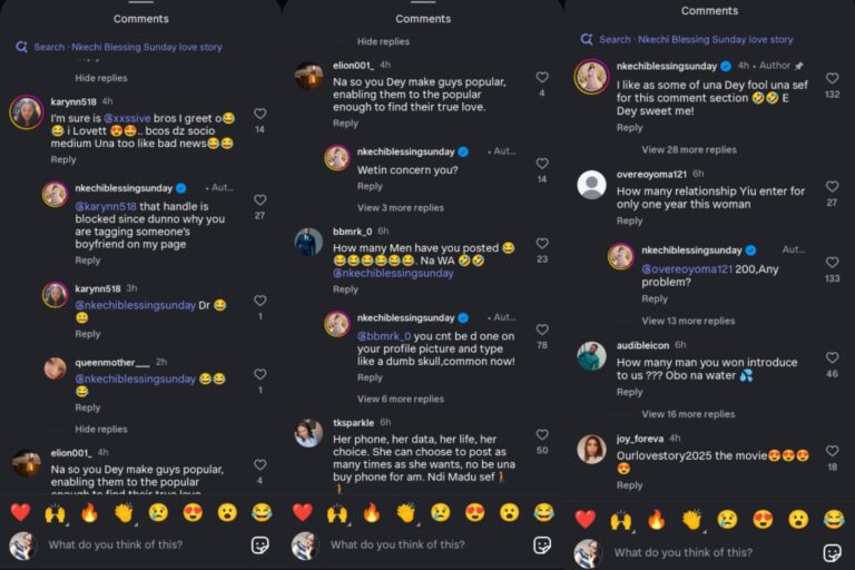 I blocked Him Long Ago — Nkechi Blessing Clashes with Fans As She Flaunts New Lover