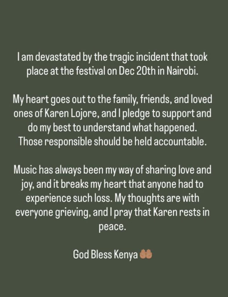 Tragedy as Stampede Kills Fan at Asake Kenya Show