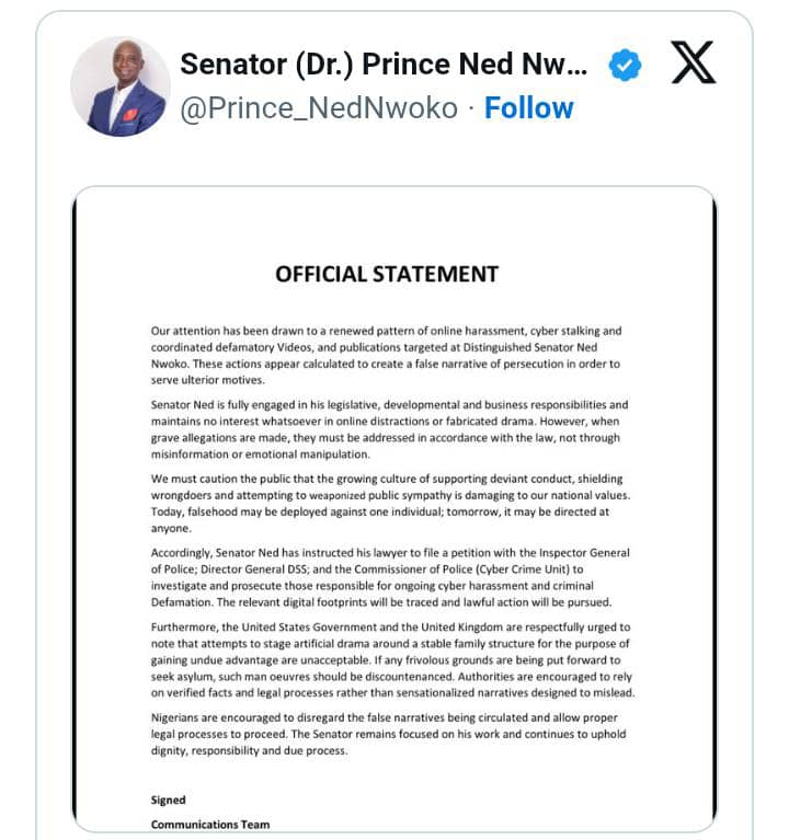 Ned Nwoko Declares Big War After Viral Video Accuses Him of Plotting Regina Daniels’ Assassination