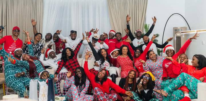 Nigerian Celebrities Celebrate Christmas 2025 With Family Photos