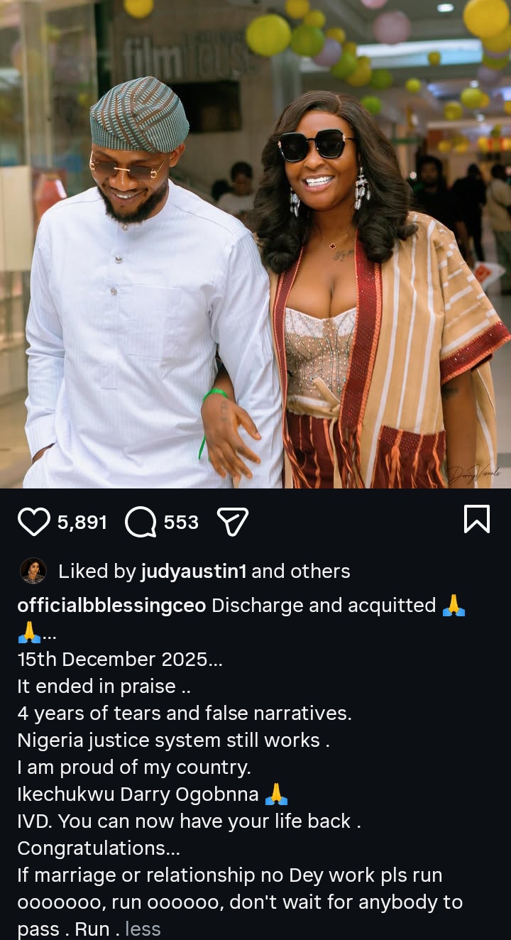 Blessing CEO Celebrates as IVD Is Acquitted in Wife’s Death Case After 4 Years