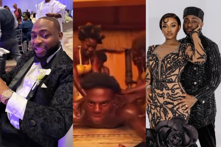 Nigerians React As Davido Begs Chioma To Recreate IShowSpeed Massage