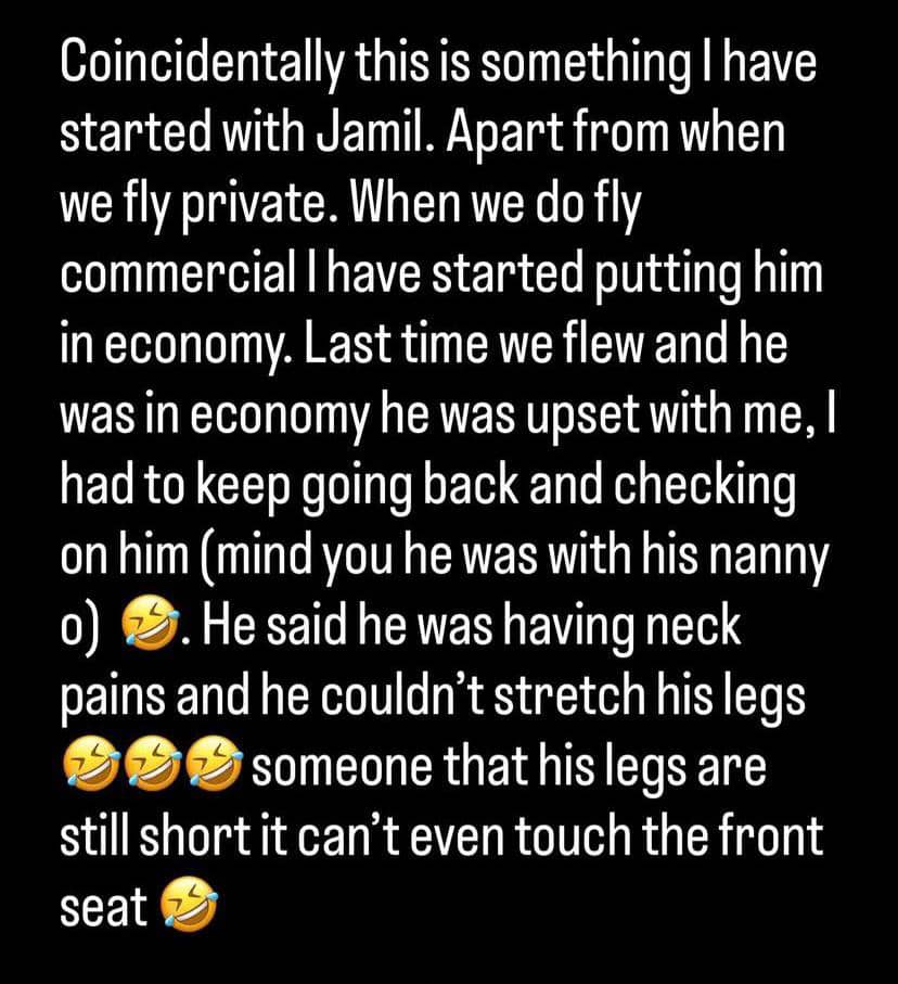 Tiwa Savage Inspires Parents With Jamil’s Upbringing