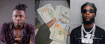 Akpororo Reacts After Receiving $15,000 From Burna Boy