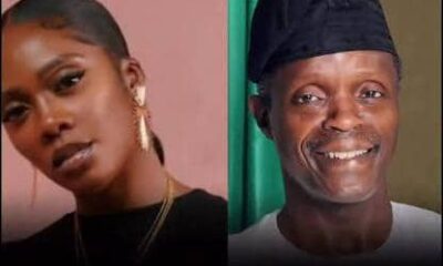 “True Honour” – Fans Praise Tiwa Savage After Meeting Osinbajo in New York