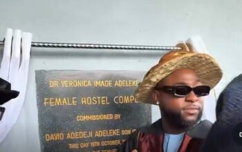 Davido Commissions Female Hostel at Clifford University in Honour of His Mother