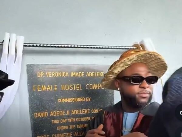 Davido Commissions Female Hostel at Clifford University in Honour of His Mother
