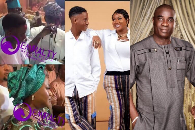 Bisola Badmus in Tears as Kwam1 Finally Reconciles With Their Son (Video)