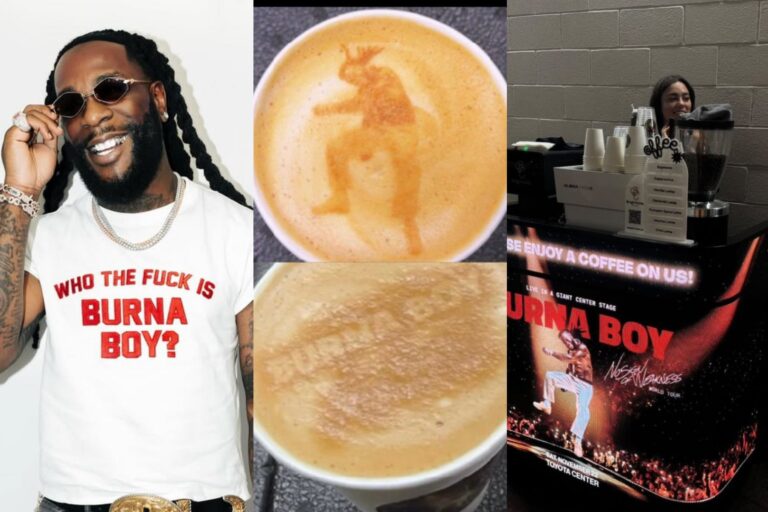Who Says Coffee Keeps People Up? — Fans React As Burna Boy Offers Free Coffee at His Shows