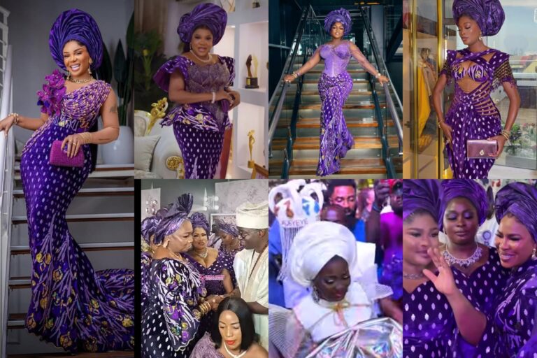 Massive Turnout as Mercy Aigbe Celebrates Late Mother with Glamorous Lagos Burial Party