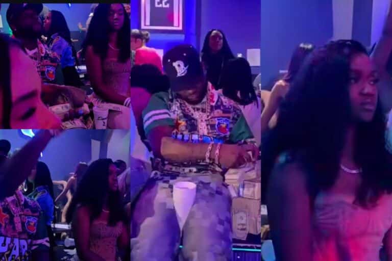 She No Like Those Girls — Chioma’s Expression Sparks Reactions During Davido Strip Club After-Party