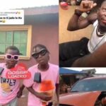 DJ Chicken’s Daughter Fumes as Dad Mobbed After Car Crash in Sagamu