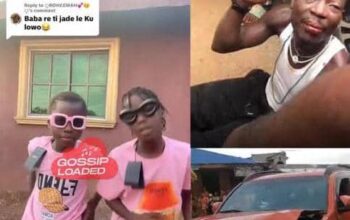 DJ Chicken’s Daughter Fumes as Dad Mobbed After Car Crash in Sagamu