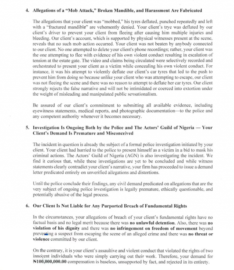 My silence Is Not weakness — Peggy Ovire Rejects Taye Arimoro’s N100m Demand