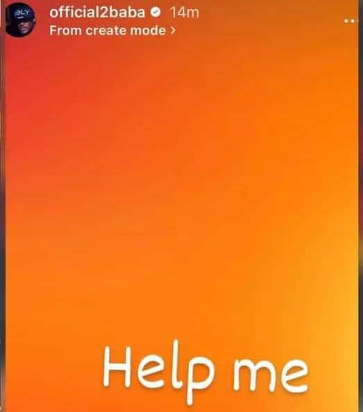 I’m Perfectly Fine, Cease Fire – 2baba Breaks Silence After Mysterious ‘Help Me’ Post Causes Panic Amid Marital Drama