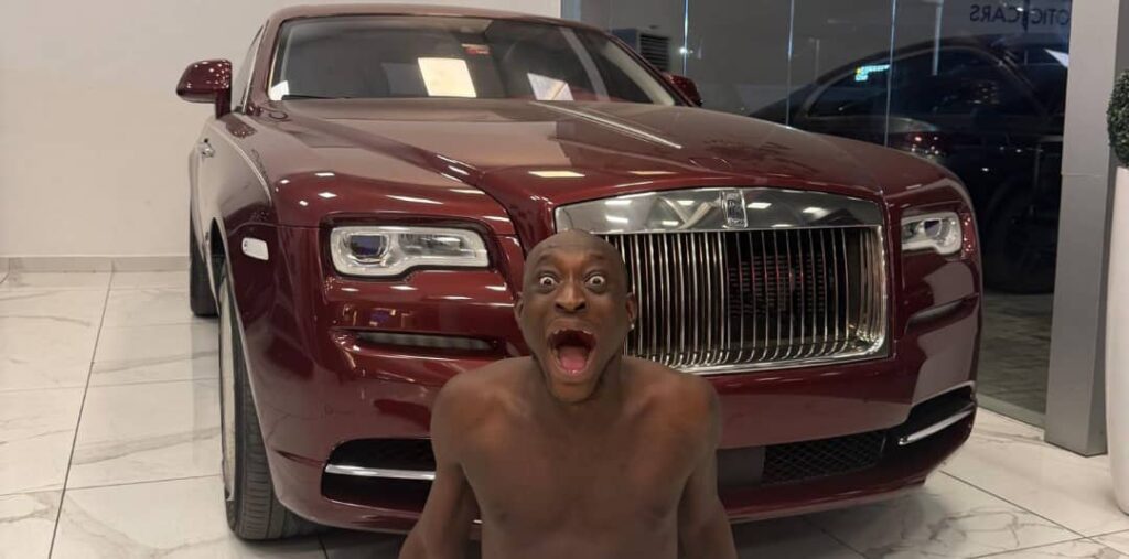Carter Efe Acquires New Rolls-Royce, Praises Davido