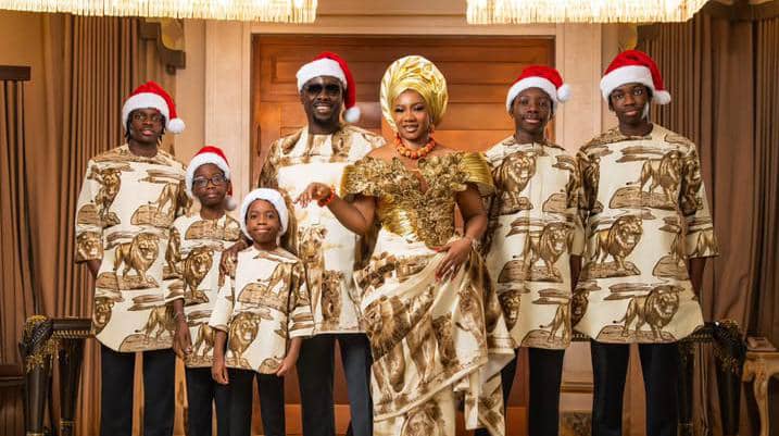 Nigerian Celebrities Celebrate Christmas 2025 With Family Photos