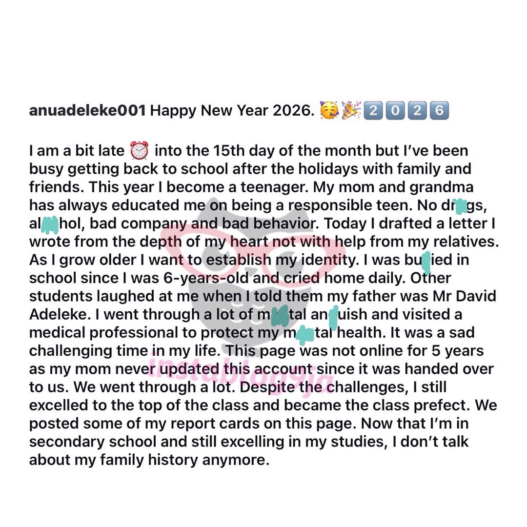 Anu Adeleke Requests DNA Test From Davido