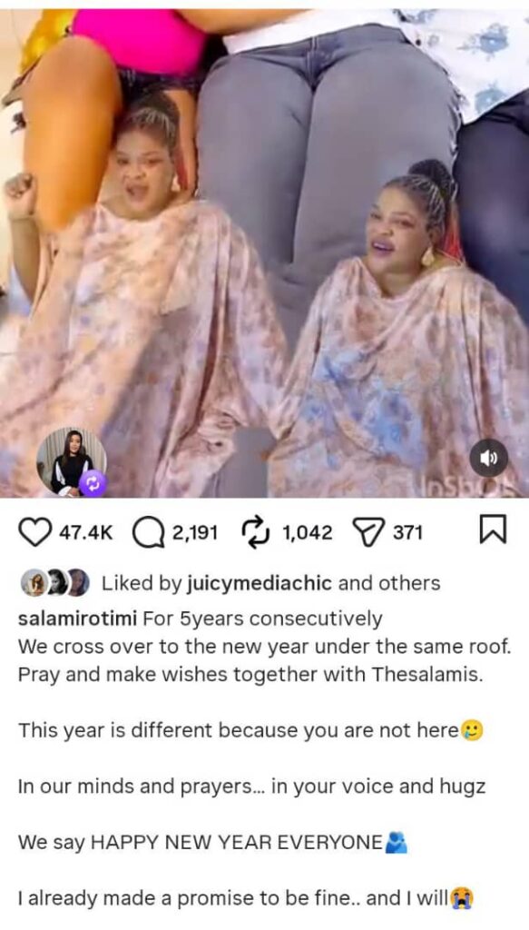 New Year Feels Different Without You — Rotimi Salami Mourns Late Allwell