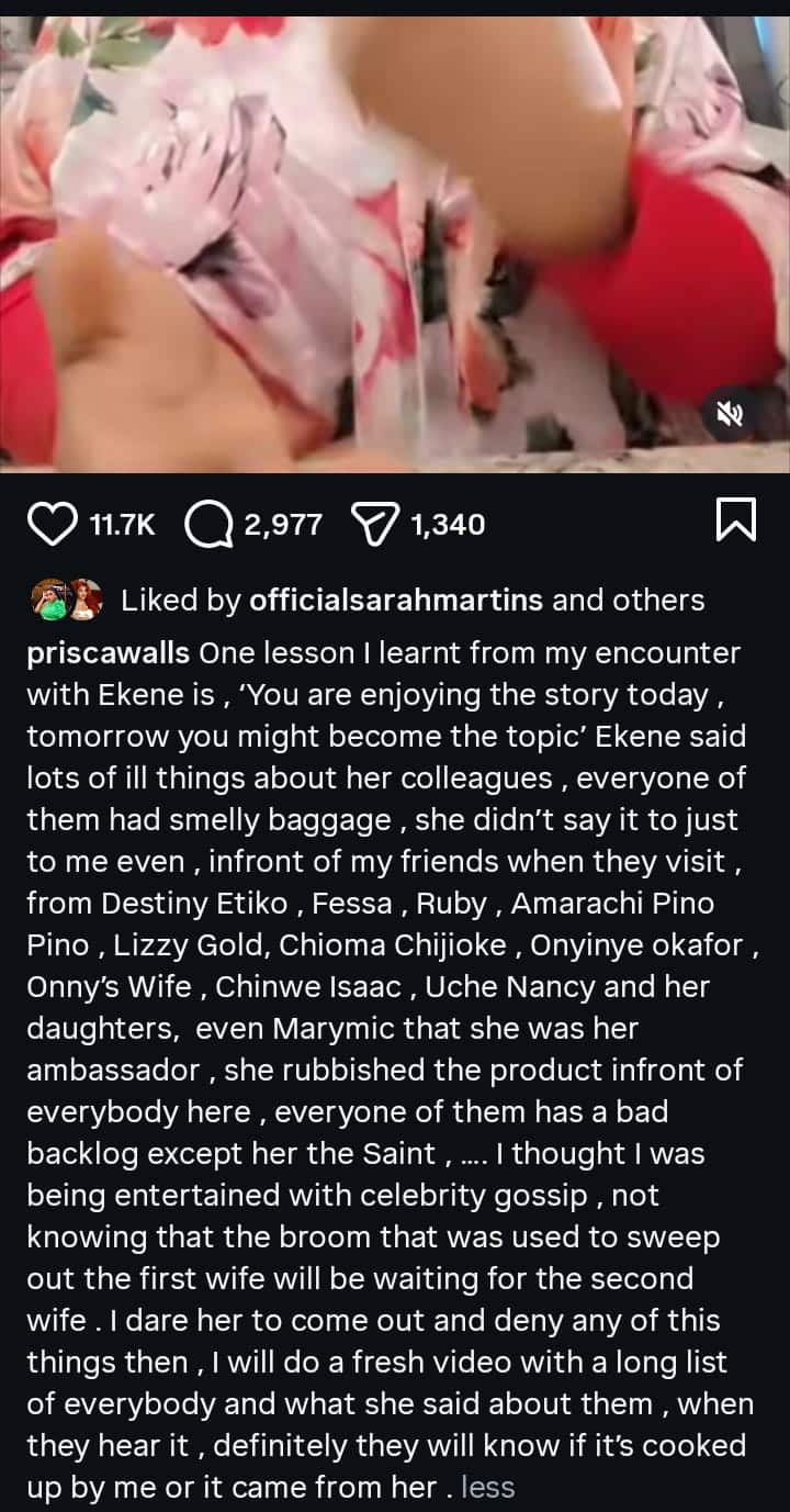 Destiny Etiko Calls Out Ekene Umenwa Over Allegations