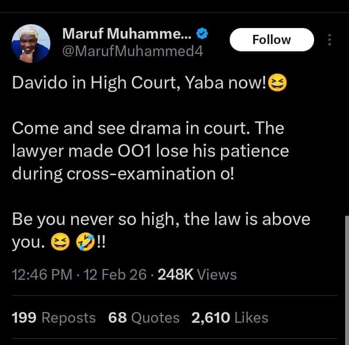 Davido Allegedly Loses Temper During Custody Hearing