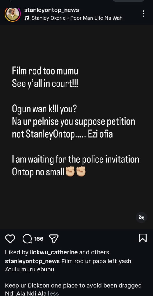 Stanley Ontop Counters Frederick Leonard Defamation Lawsuit